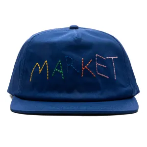 Soft Stitch 5-Panel Hat - Egyptian Blue