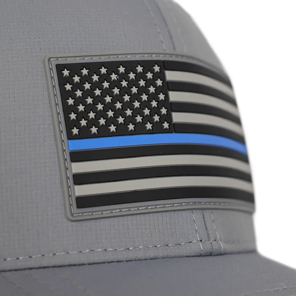 Special Edition Performance Snapback | Blue Line | Grey