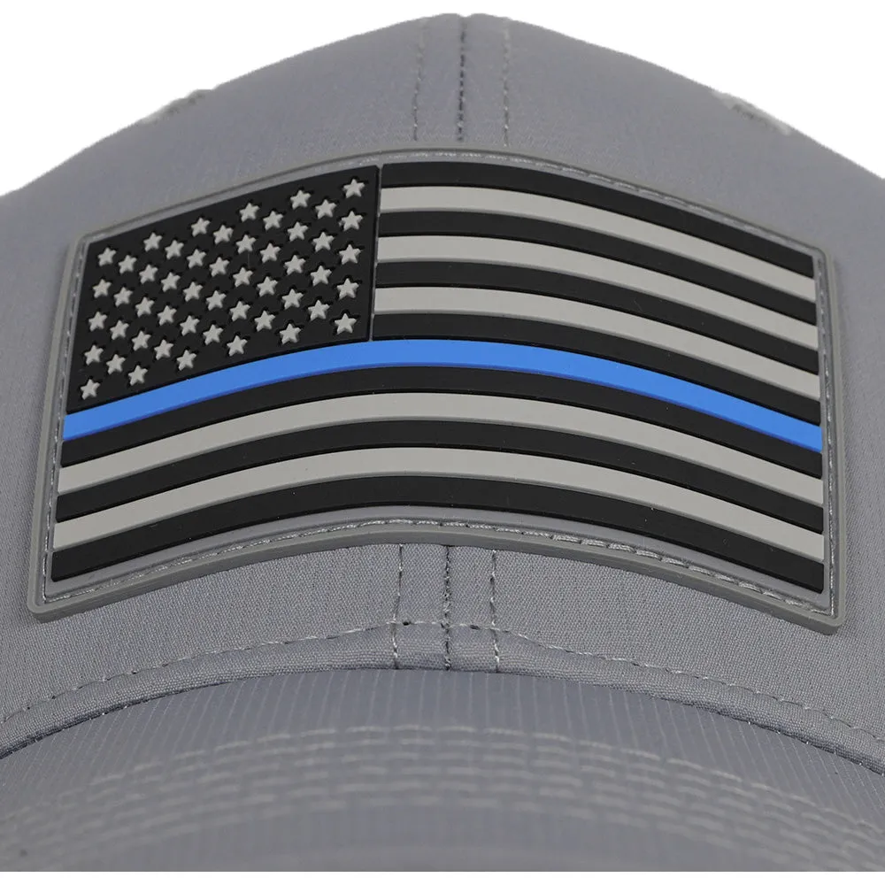 Special Edition Performance Snapback | Blue Line | Grey