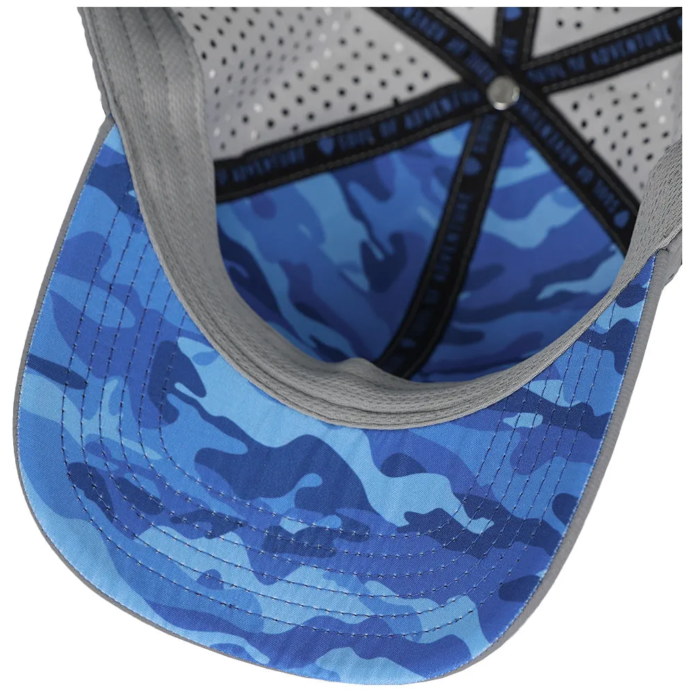 Special Edition Performance Snapback | Blue Line | Grey