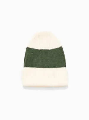 Stripe Beanie Green
