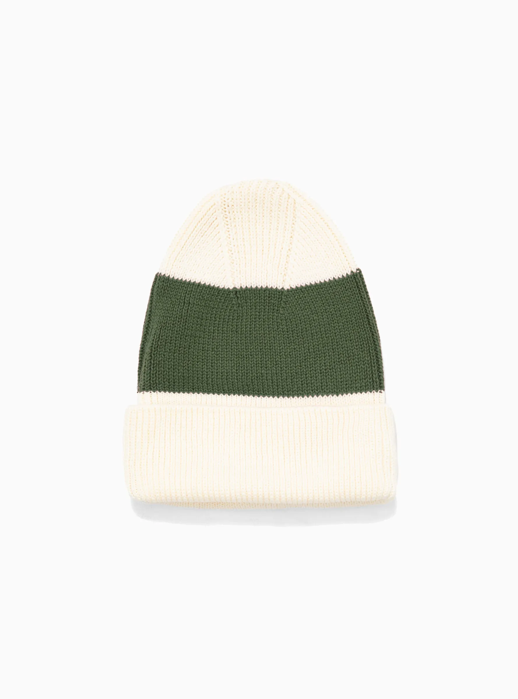 Stripe Beanie Green