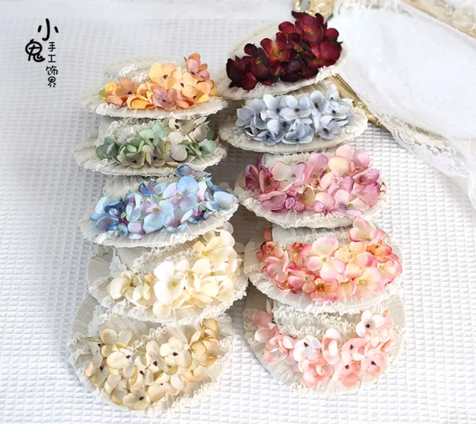 Summer Floral Flat Hat