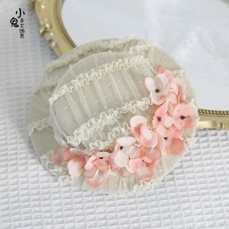 Summer Floral Flat Hat