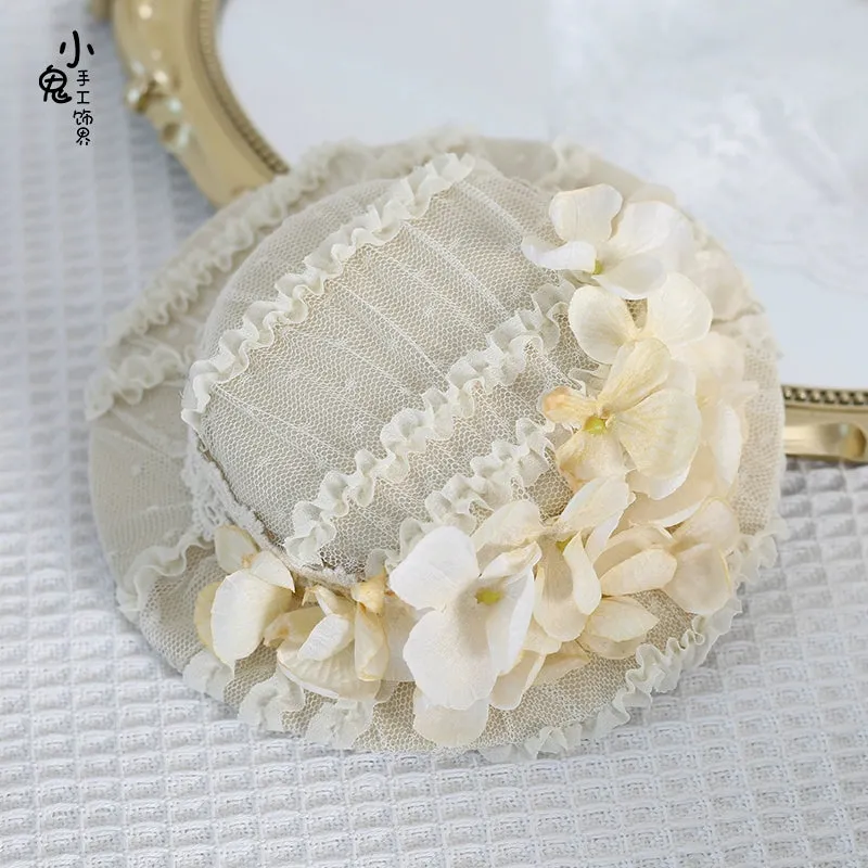 Summer Floral Flat Hat