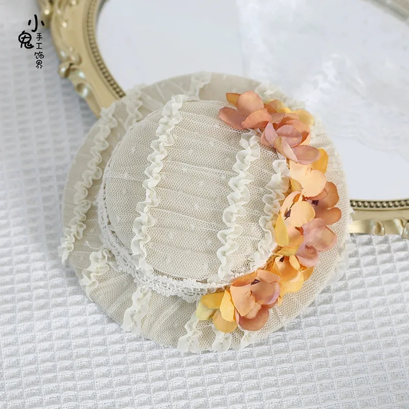 Summer Floral Flat Hat