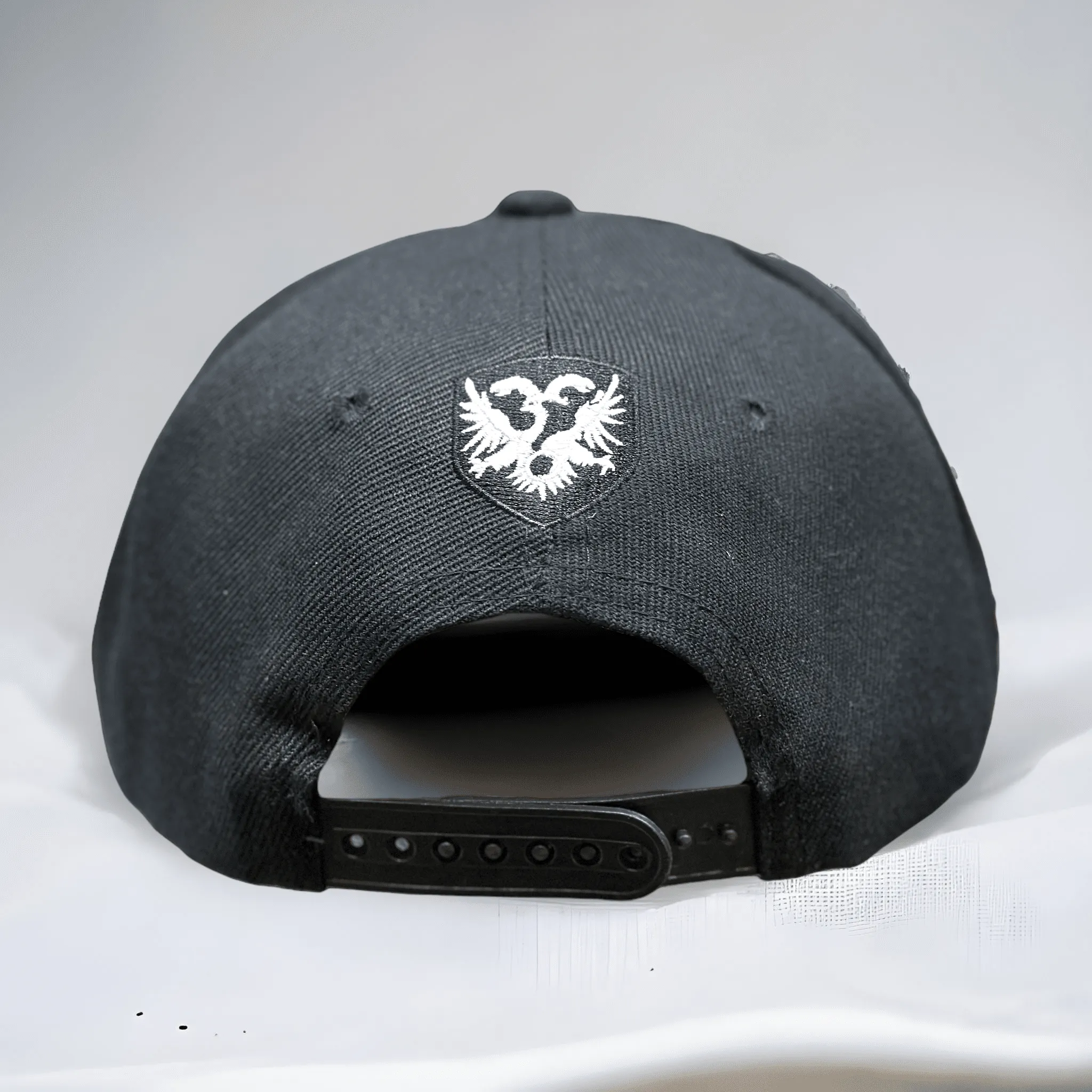 White Bohica Signature Flat Brim/Snap Back Hat